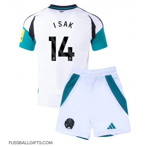 Newcastle United Alexander Isak #14 Fußballbekleidung 3rd trikot Kinder 2024-25 Kurzarm (+ kurze hosen)